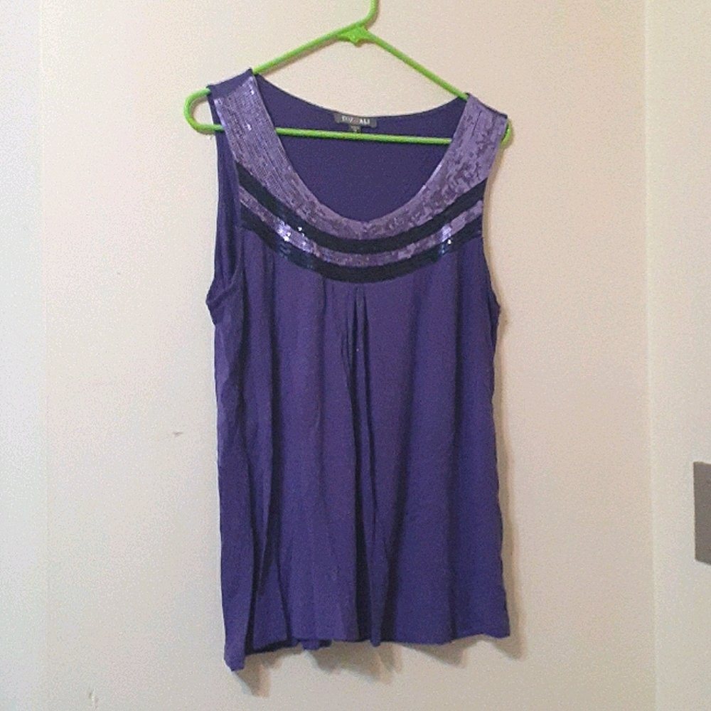 1x Purple Sequined Top